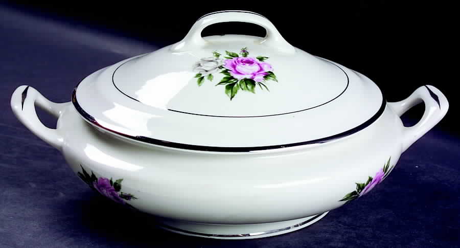 Margaret Rose Round Covered Vegetable by Royal Jackson-1