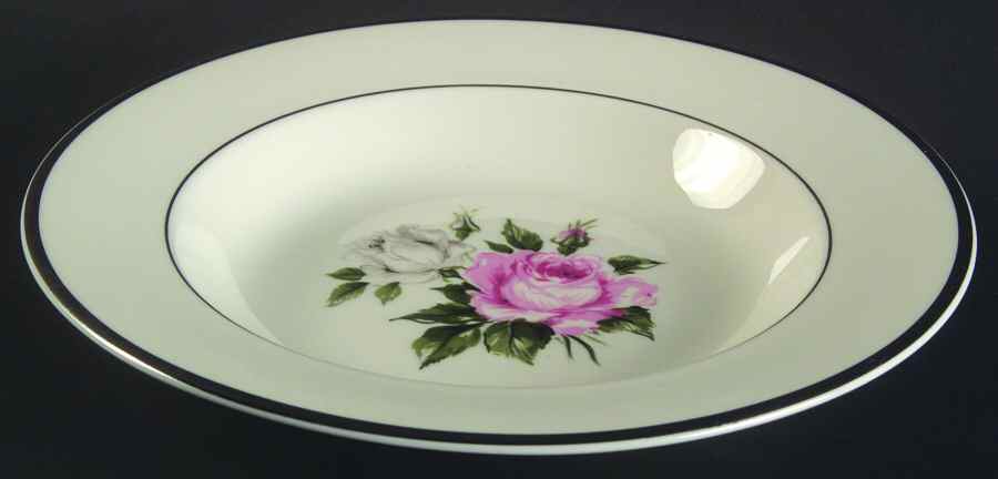 Margaret Rose Rim Soup Bowl by Royal Jackson-1