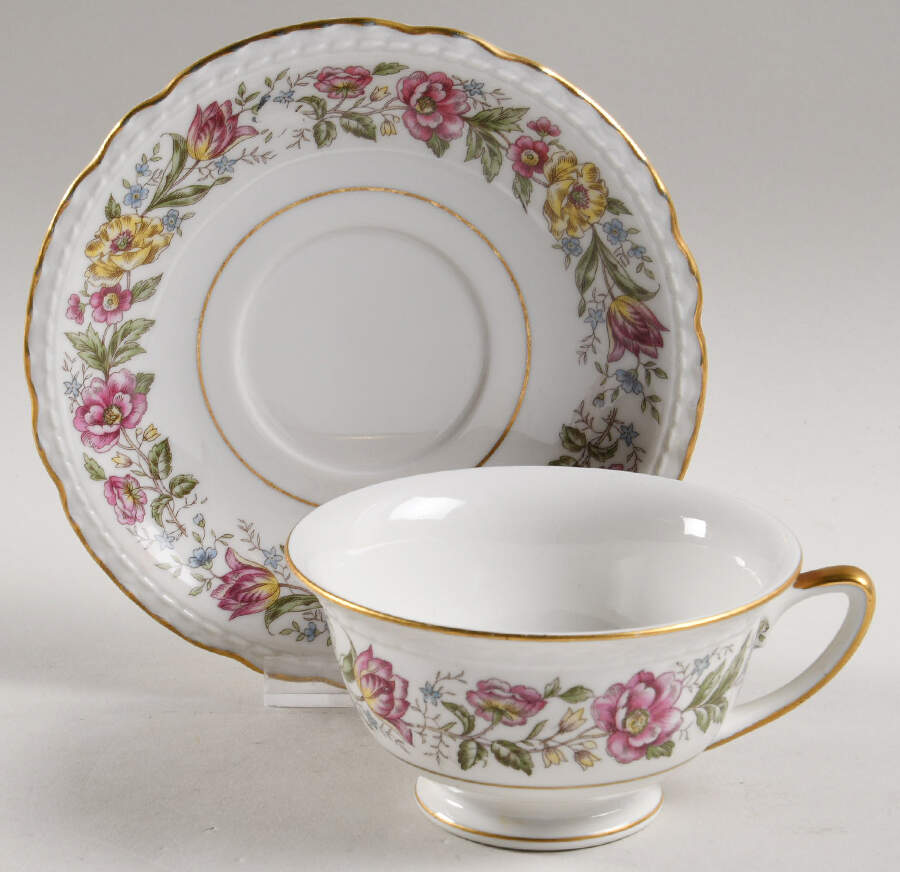 Maysong Footed Cup & Saucer Set by Royal Jackson-1