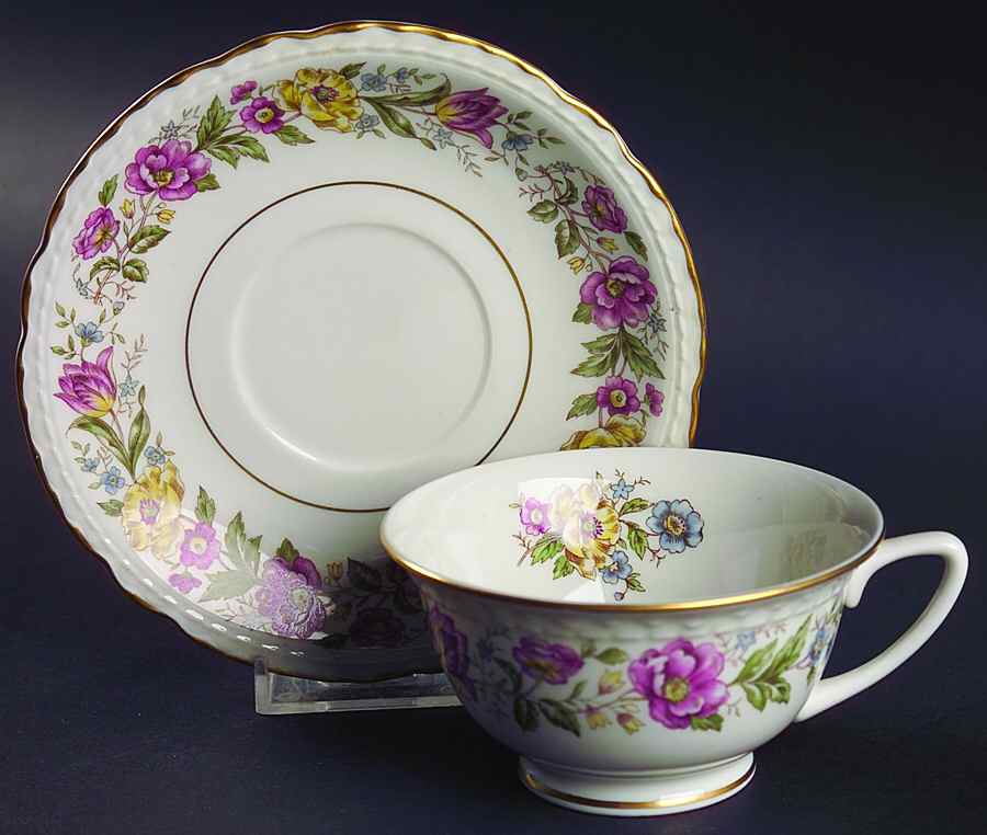 Maysong Footed Cup & Saucer Set by Royal Jackson-1