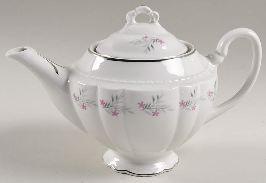Minuet (Scalloped) Teapot & Lid by Royal Jackson-1