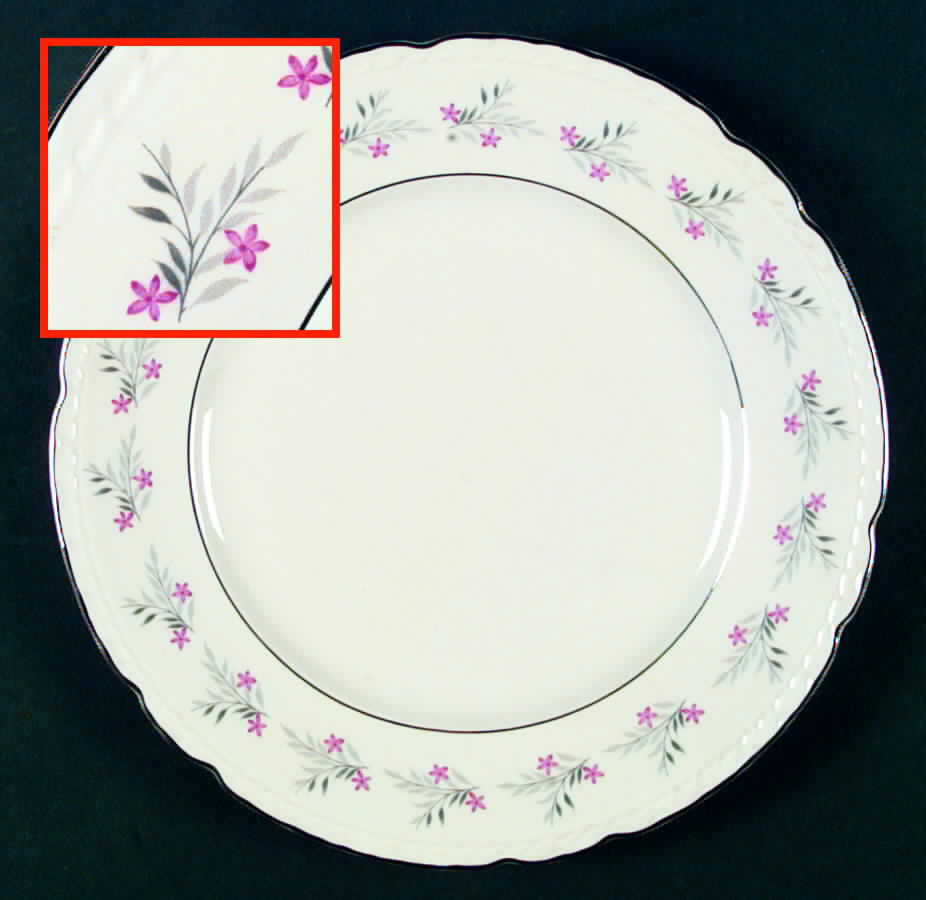 Minuet (Scalloped) Dinner Plate by Royal Jackson-1