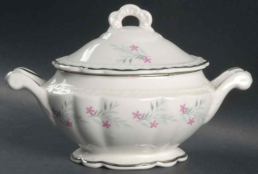 Minuet (Scalloped) Sugar Bowl & Lid by Royal Jackson-1