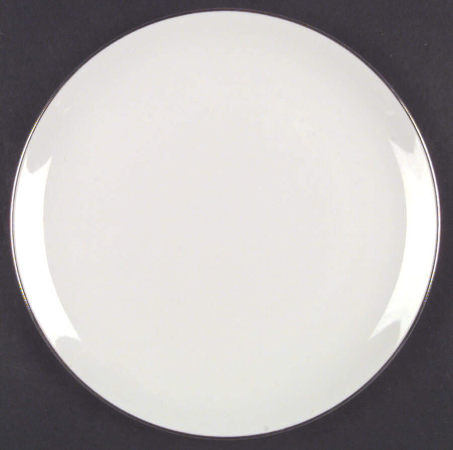Moderne (Platinum Trim) Dinner Plate by Royal Jackson-1