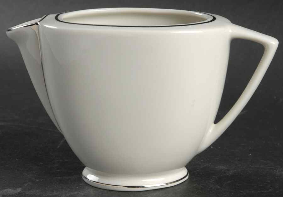Moderne (Platinum Trim) Creamer by Royal Jackson-1