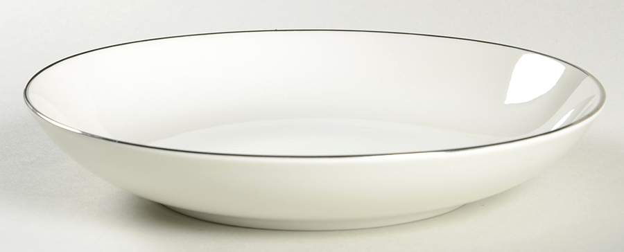 Moderne (Platinum Trim) Coupe Soup Bowl by Royal Jackson-1