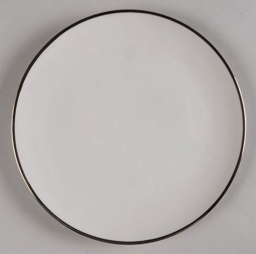 Moderne (Platinum Trim) Bread & Butter Plate by Royal Jackson-1