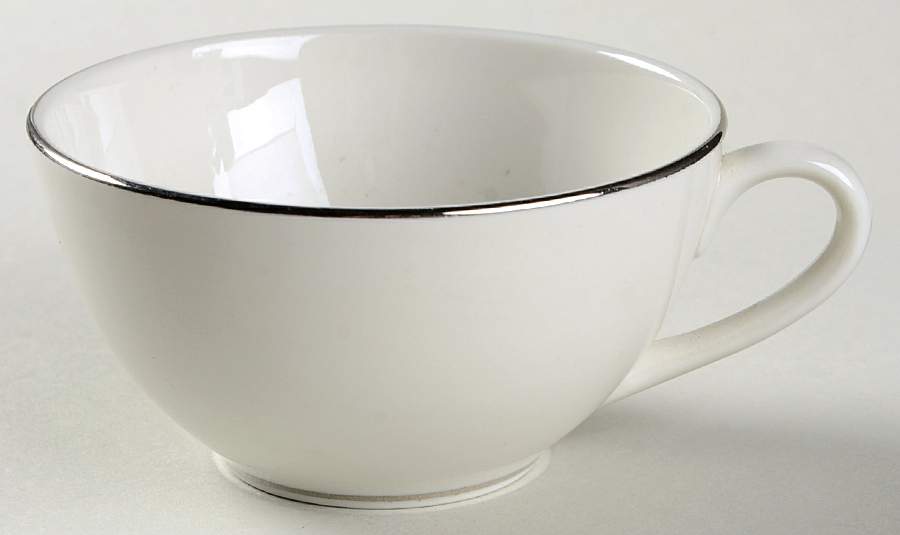 Moderne (Platinum Trim) Flat Cup by Royal Jackson-1