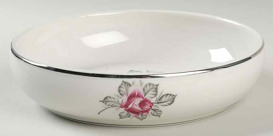 Normandy Rose 7" Round Vegetable Bowl by Royal Jackson-1