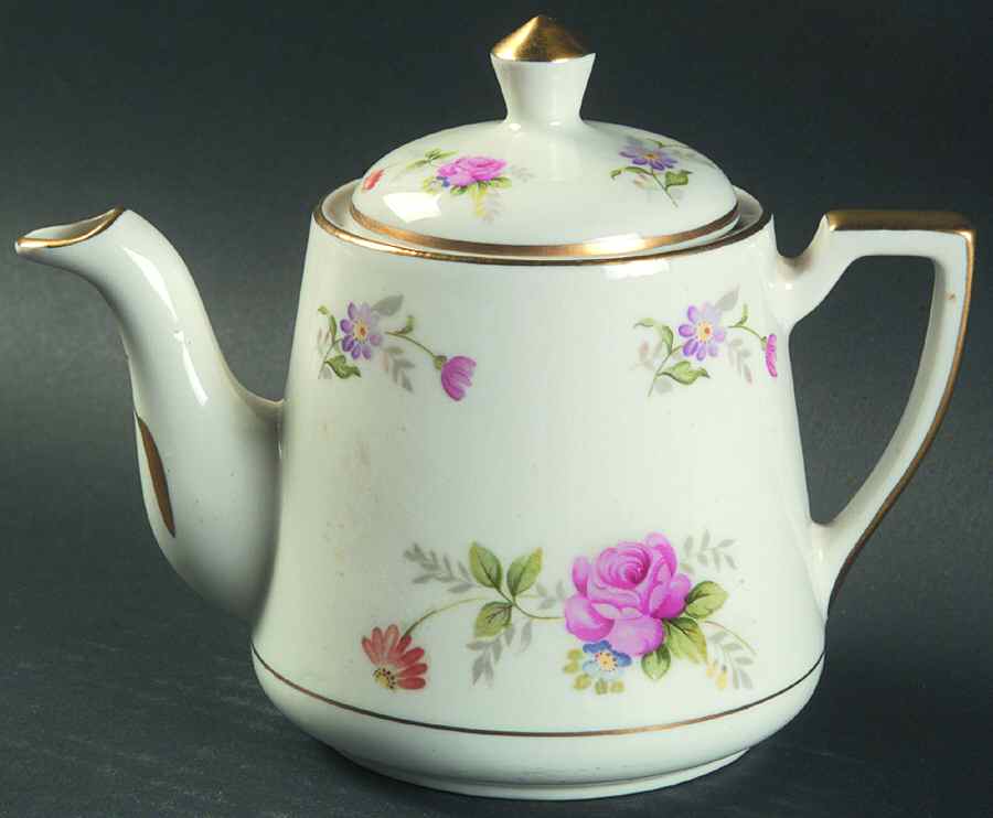 Lord Patterson (Smooth Edge) Individual Teapot & Lid by Royal Jackson-1