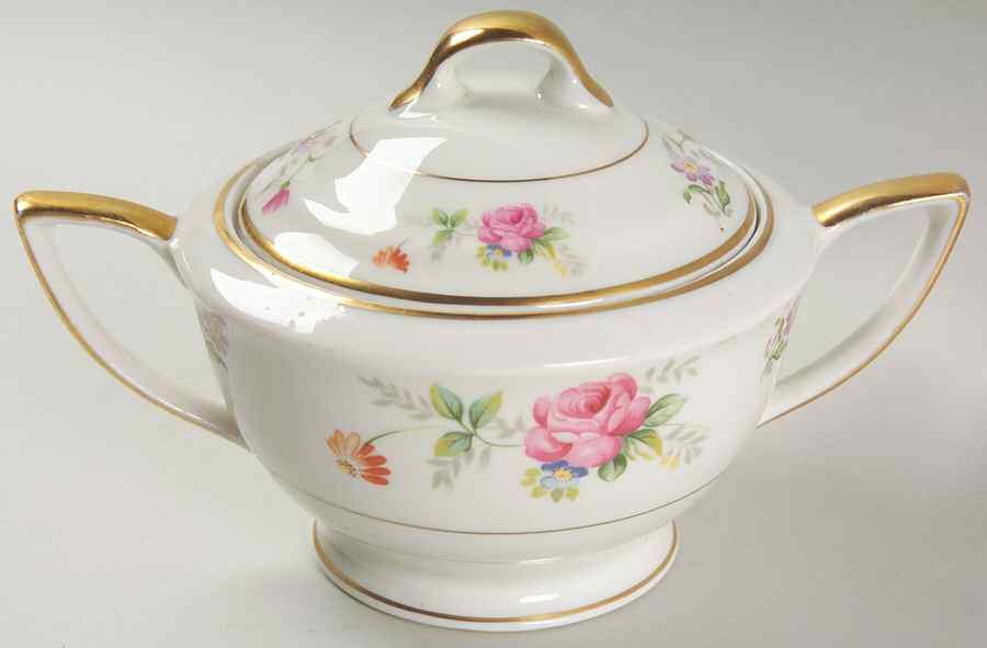 Lord Patterson (Smooth Edge) Sugar Bowl & Lid by Royal Jackson-1
