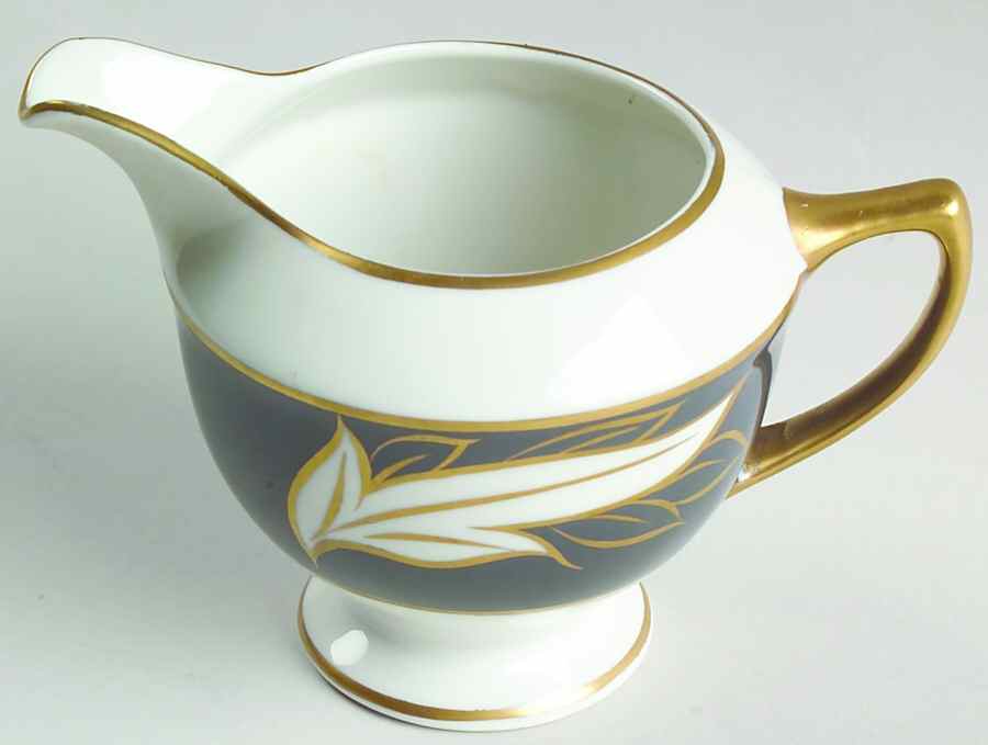 Queen Anne Gun Metal Creamer by Royal Jackson-1