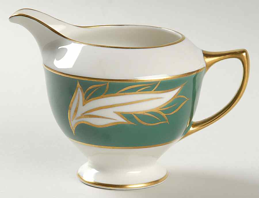 Queen Anne Teal Creamer by Royal Jackson-1