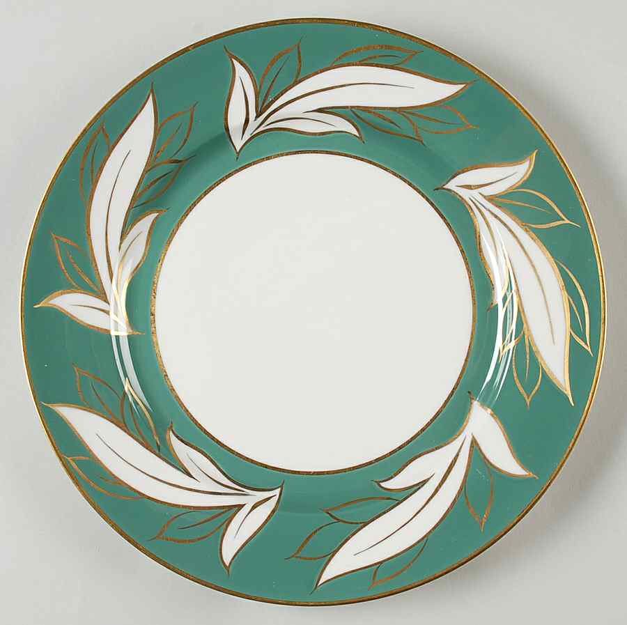 Queen Anne Teal Dinner Plate by Royal Jackson-1