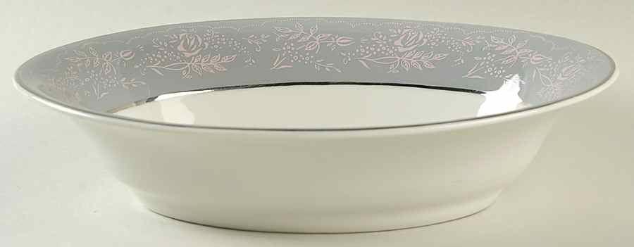 Queens Lace 10" Oval Vegetable Bowl by Royal Jackson-1