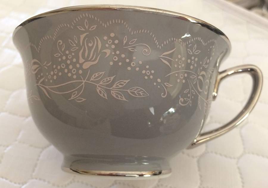 Queens Lace Footed Cup by Royal Jackson-1