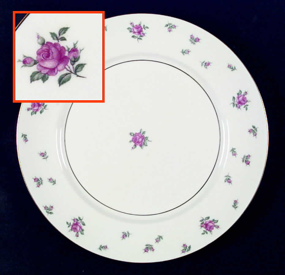 Rambler Rose Dinner Plate by Royal Jackson-1