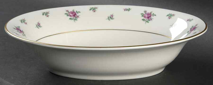 Rambler Rose 10" Oval Vegetable Bowl by Royal Jackson-1
