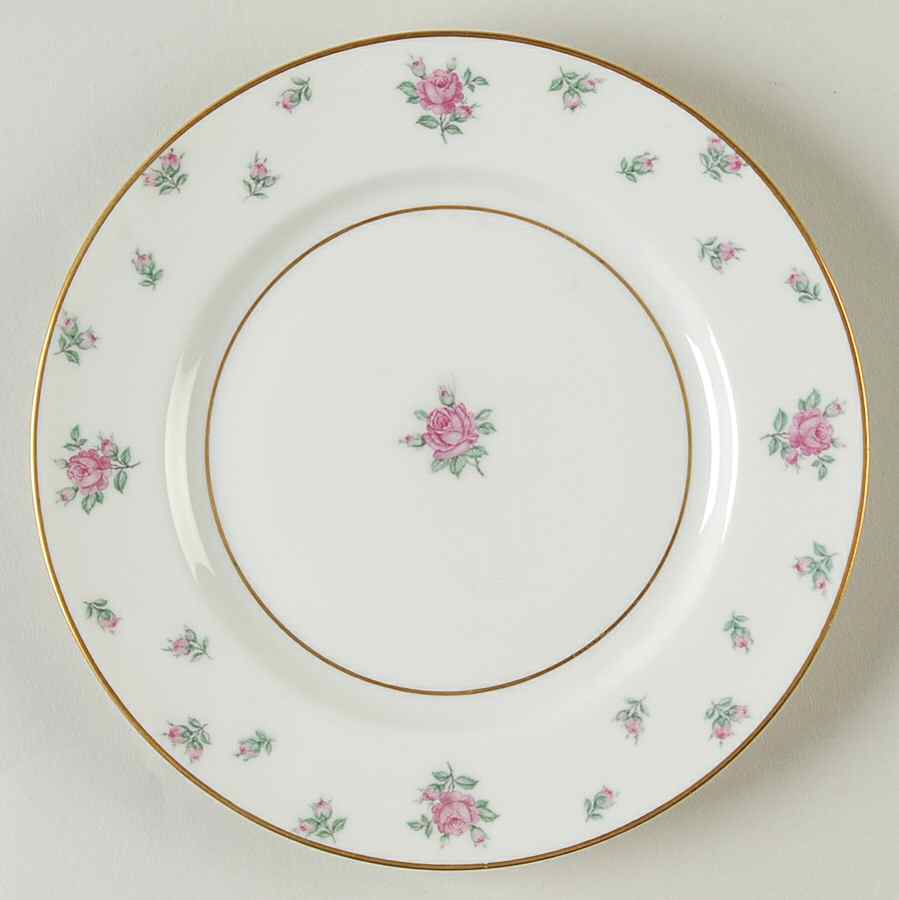 Rambler Rose Bread & Butter Plate by Royal Jackson-1