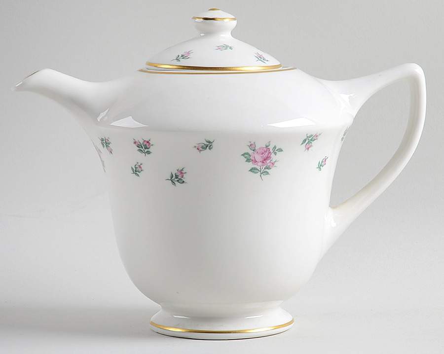 Rambler Rose Teapot & Lid by Royal Jackson-1