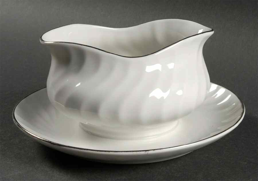 Reverie Gravy Boat with Attached Underplate by Royal Jackson-1