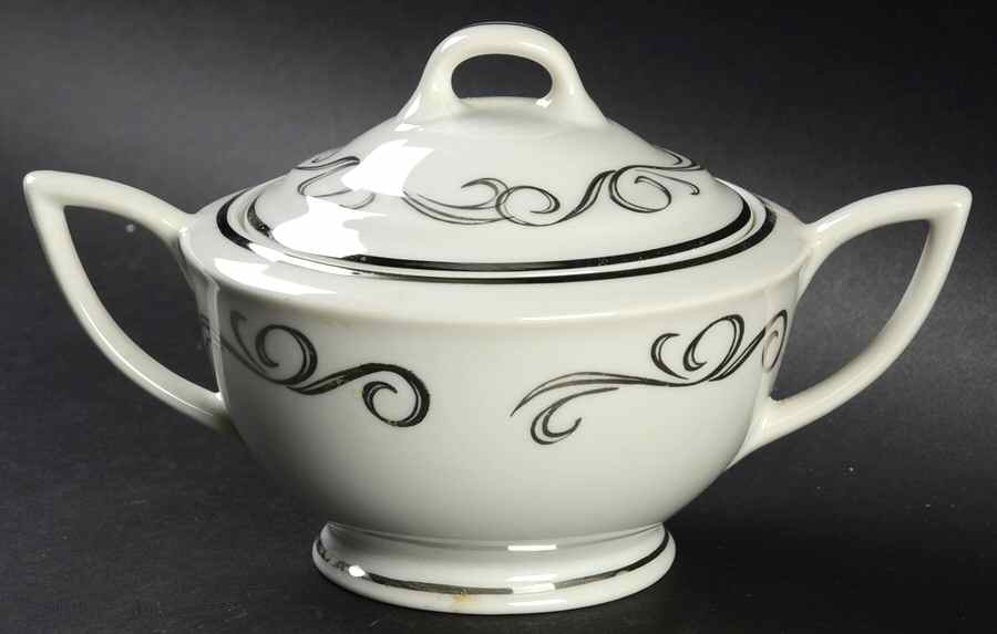 Rhythm Sugar Bowl & Lid by Royal Jackson-1