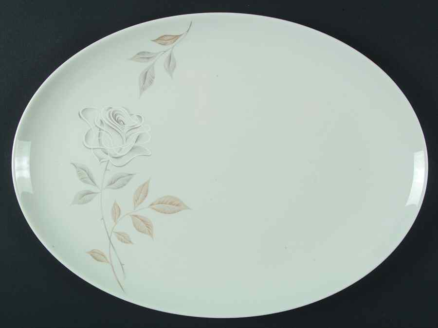 Rose Fantasy 15" Oval Serving Platter by Royal Jackson-1