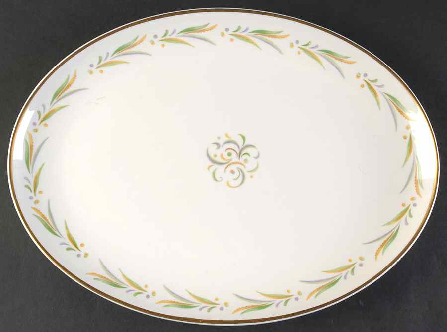 ROJ10 13" Oval Serving Platter by Royal Jackson-1