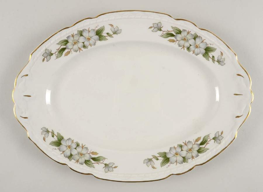 ROJ19 13" Oval Serving Platter by Royal Jackson-1