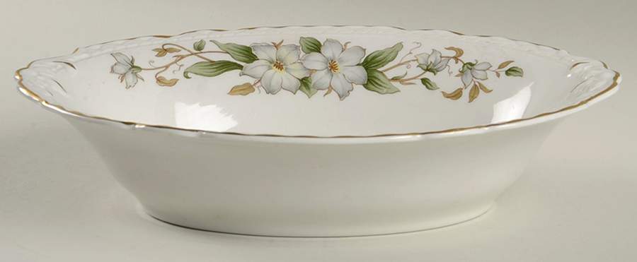 ROJ19 10" Oval Vegetable Bowl by Royal Jackson-1