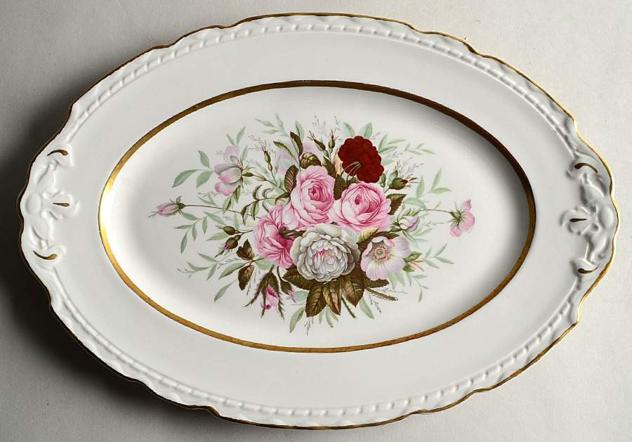 ROJ22 14" Oval Serving Platter by Royal Jackson-1