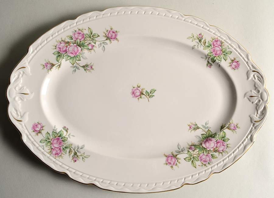 ROJ25 15" Oval Serving Platter by Royal Jackson-1