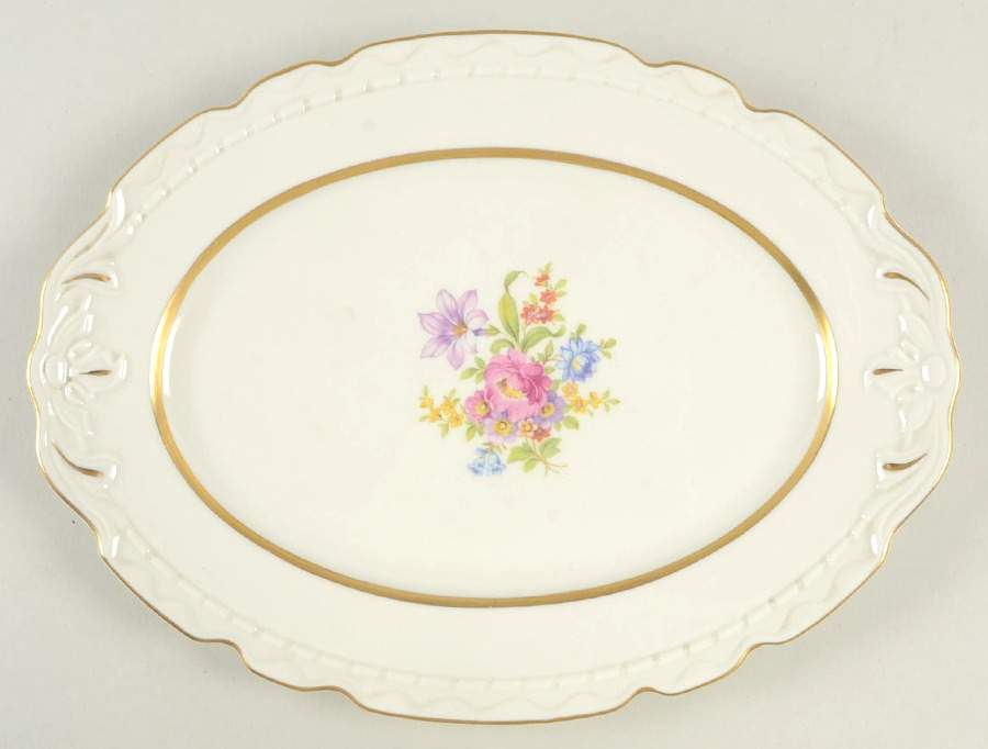 ROJ27 12" Oval Serving Platter by Royal Jackson-1