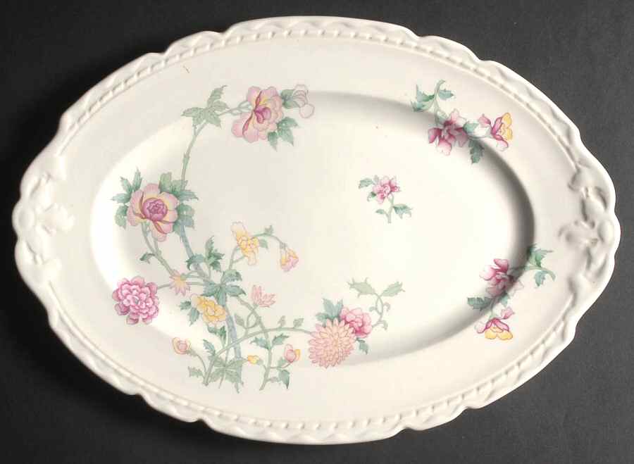 ROJ28 13" Oval Serving Platter by Royal Jackson-1