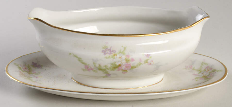 ROJ29 Gravy Boat with Attached Underplate by Royal Jackson-1