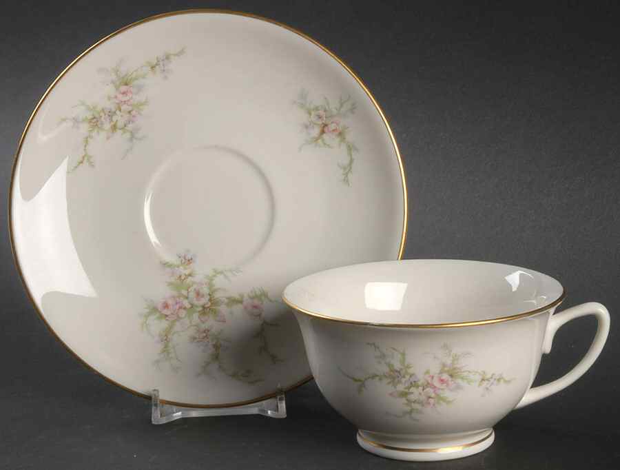 ROJ29 Footed Cup & Saucer Set by Royal Jackson-1