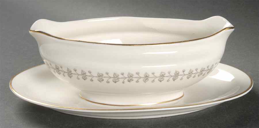 ROJ52 Gravy Boat with Attached Underplate by Royal Jackson-1