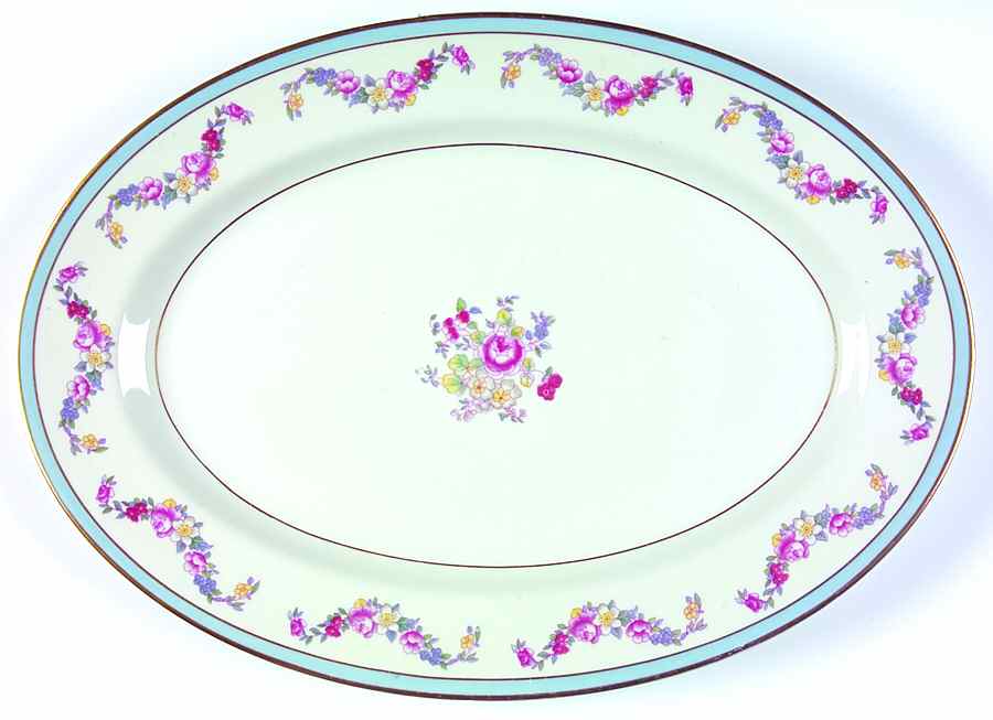 ROJ84 13" Oval Serving Platter by Royal Jackson-1