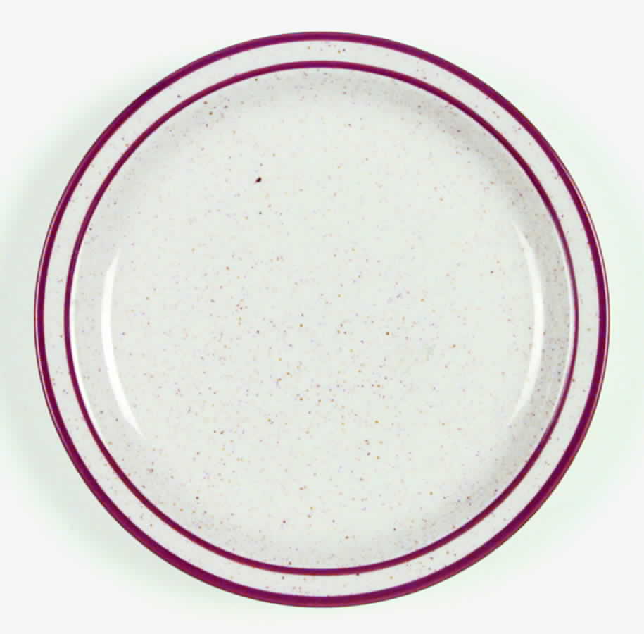 ROJ93 Maroon Bread & Butter Plate by Royal Jackson-1