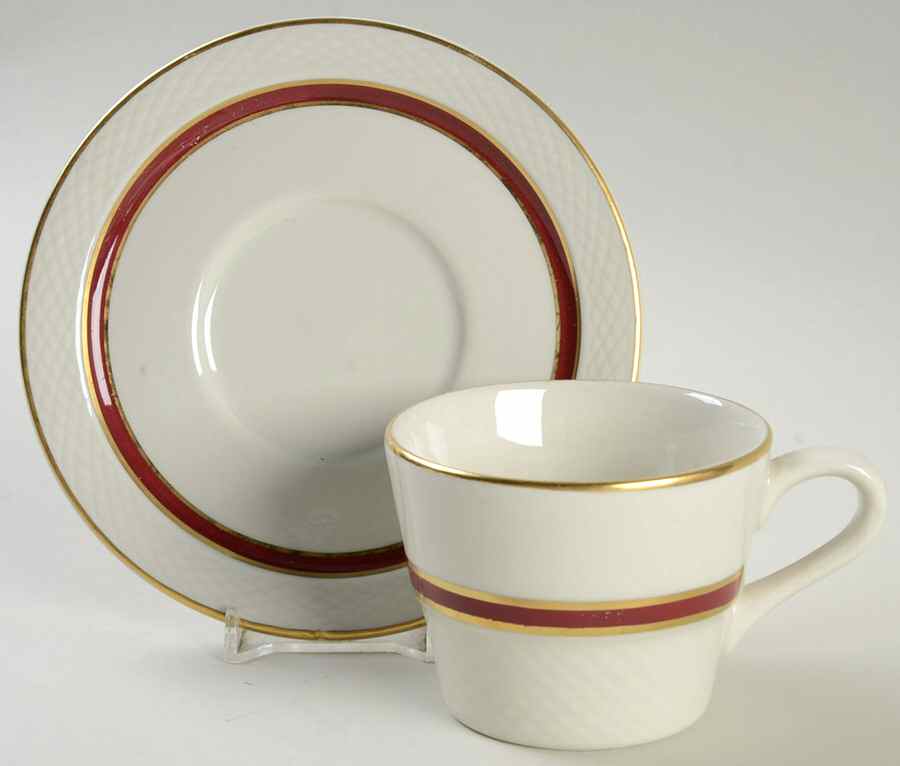 ROJ97 Flat Cup & Saucer Set by Royal Jackson-1