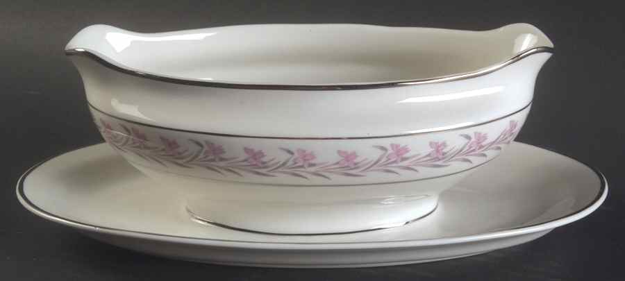 Romance Gravy Boat with Attached Underplate by Royal Jackson-1