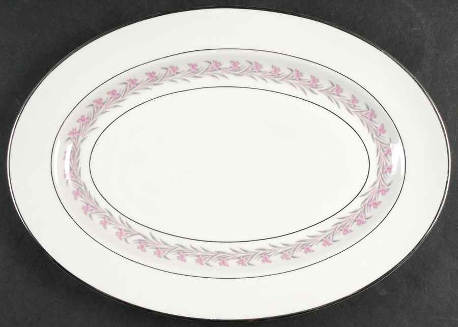 Romance 13" Oval Serving Platter by Royal Jackson-1