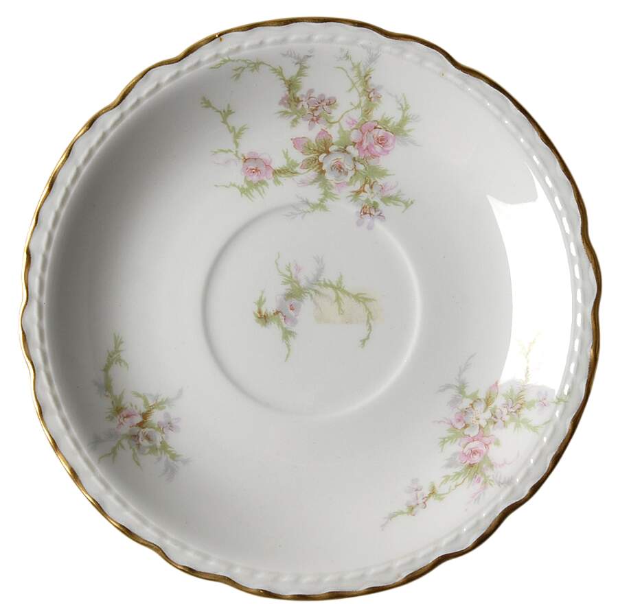Sandra (Gold Trim) Saucer for Footed Cup by Royal Jackson-1