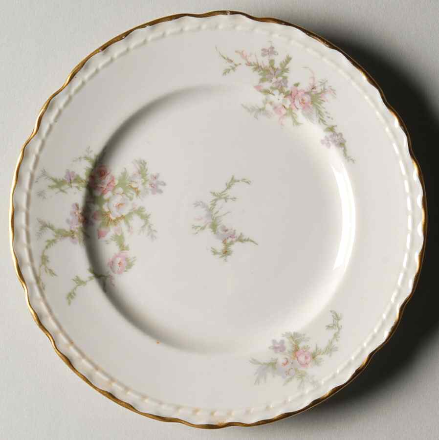 Sandra (Gold Trim) Bread & Butter Plate by Royal Jackson-1