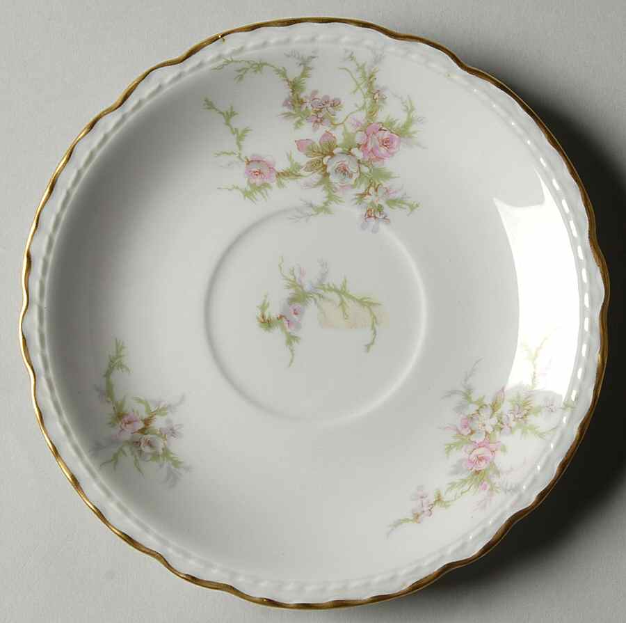 Sandra (Gold Trim) Saucer for Footed Cup by Royal Jackson-1