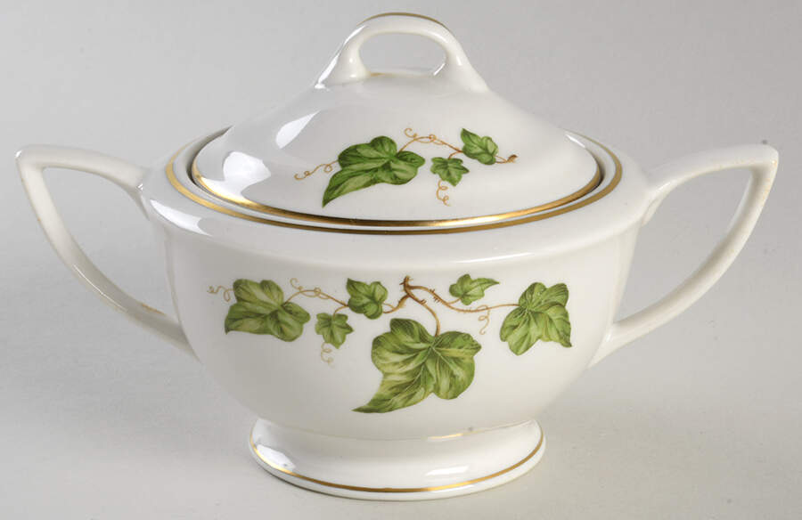 Springtime (Smooth) Sugar Bowl & Lid by Royal Jackson-1