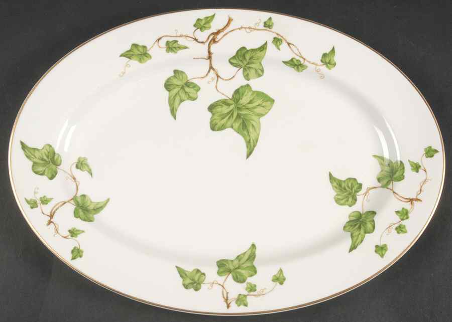 Springtime (Smooth) 13" Oval Serving Platter by Royal Jackson-1
