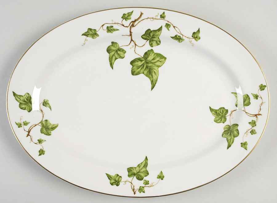 Springtime (Smooth) 15" Oval Serving Platter by Royal Jackson-1