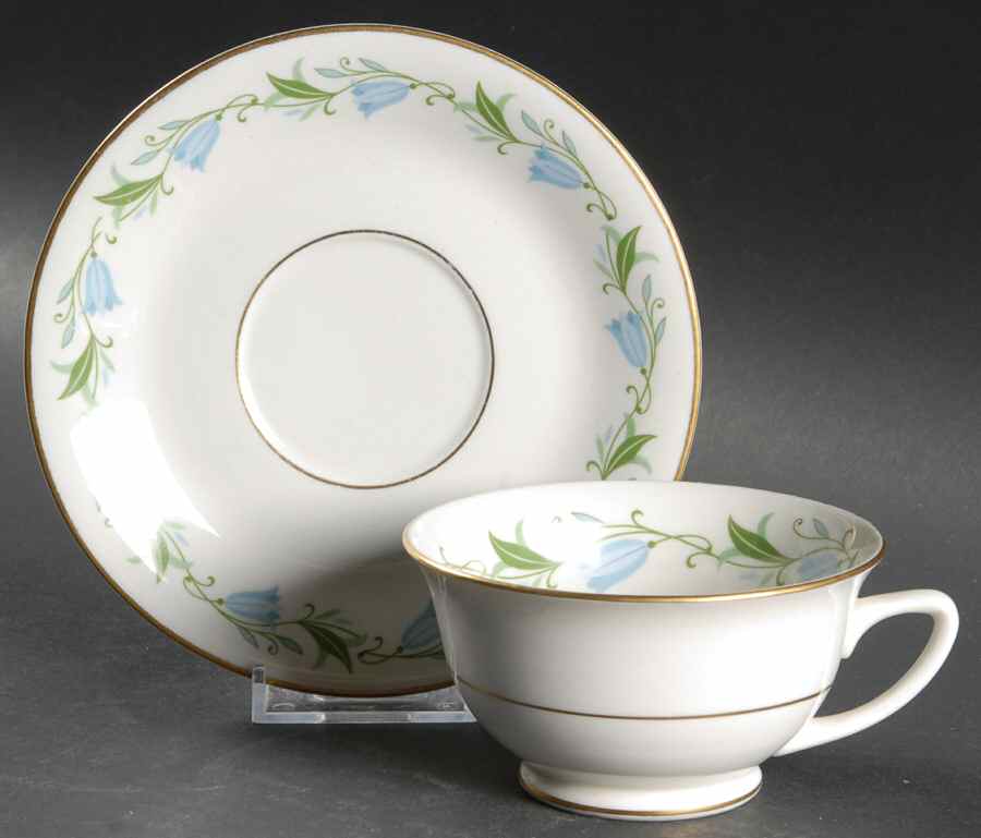 Sylvia Footed Cup & Saucer Set by Royal Jackson-1