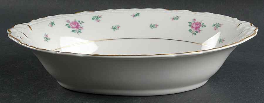 Trousseau Rose Gravy Boat with Attached Underplate by Royal Jackson-1
